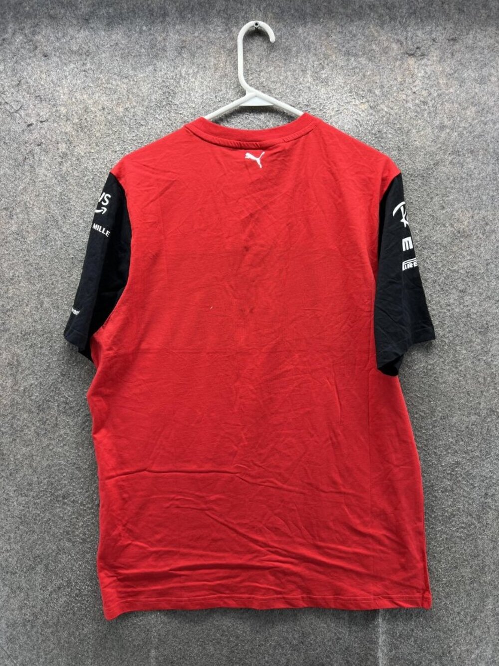 Puma Ferrari Shirt Mens Large Red Formula One Ferrari SF Team Tee Scuderia - Picture 10 of 12